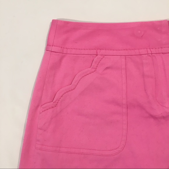 👽Lilly Pulitzer pink scalloped mini skirt - Picture 3 of 7